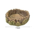 thumbnail image 6 of 2Pcs Reptile Feeding Bowls Simulation Stump Ring Design Easy to Clean Lizard Drinking Waterer Climbing Pet Drinking Tray, 6 of 7