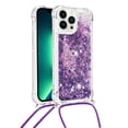thumbnail image 1 of Funda FOXDOCK para iPhone 13 Pro Max con Cuerda Ajustable, Brillo Líquido, Protección Antigolpes y Lente – Ideal para Regalo, 1 of 6