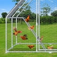 thumbnail image 4 of Chicken Coop Perches with Swing, Metal Chicken Roosting Bars & Ladder, Backyard Poultry Coop Accessories, Hen Roost Perch for Farm Chickens, Easy to Assemble & Clean, Grey, 4 of 10