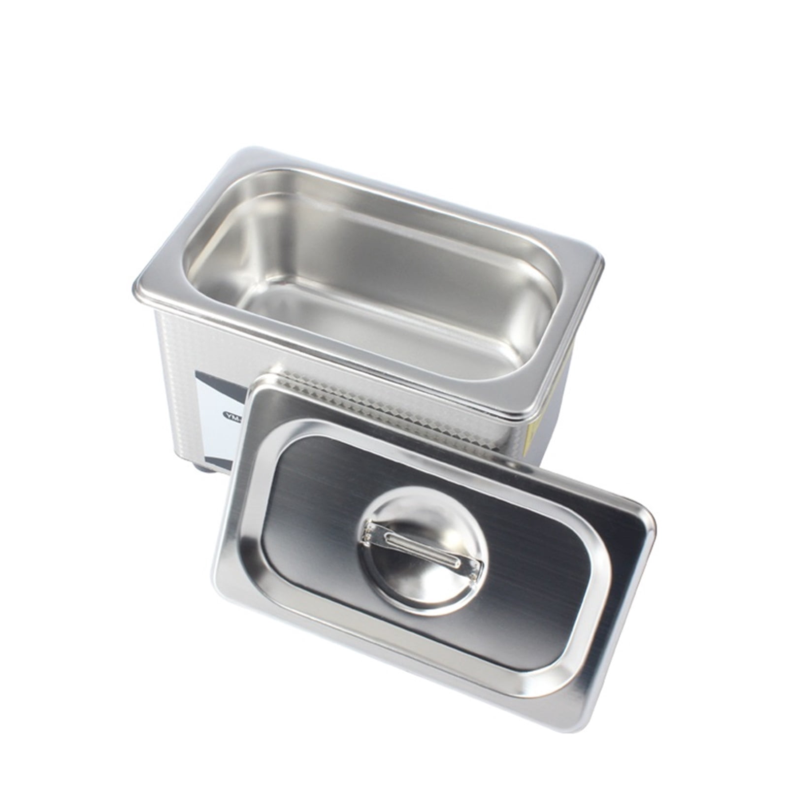 50W 0.8L Ultrasonic Cleaner Stainless Steel Washing Bath Machine Glasses Jewelry Watch Mini Ultrasound Wave Cleaning Tank