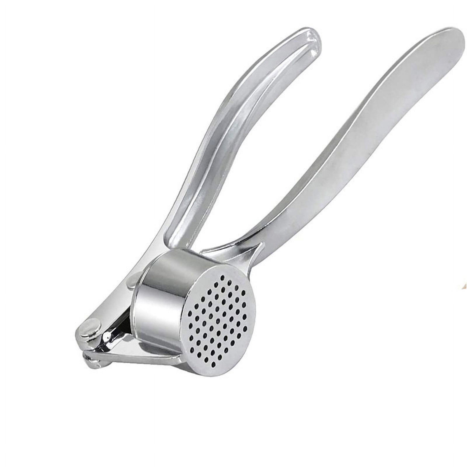1pcs= Zinc Alloy Garlic Press Manual Crusher Handheld Ginger Kitchen Tool