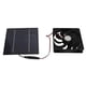 thumbnail image 4 of Ventilador solar para ático, panel de energía solar de 10 W, ventilador solar para ático con montaje en techo, ventilador de extracción con panel solar, ultra sensible, 4 of 9