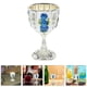 thumbnail image 2 of 2 copas de vino de metal vintage, copas de hierro para beber, copas de boda, copas de agua de hierro para festivales., 2 of 6