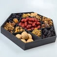 thumbnail image 4 of Bandeja de Madera con Forma de Estrella Hexagonal para Amigos, Caja de Almacenamiento de Platos de Frutas, Adornos Decorativos y Manualidades, Color Marrón, 4 of 5