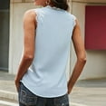 thumbnail image 4 of Fancifize Womens V Neck Tank Tops Loose Fit Basic Casual Summer Tunics Tops Lace Trim Sleeveless T-Shirts Tank Tops for Women, 4 of 4
