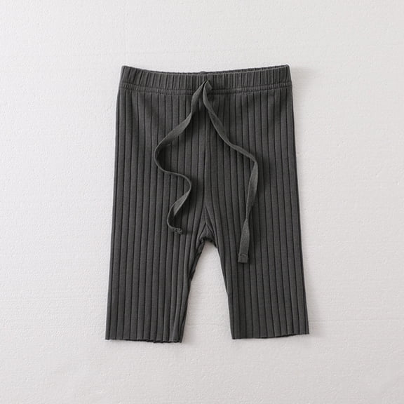 uublik Toddler Girls Pants Summer Loose Mosquito Pants Sweatpants Gray, Size 3M-16M