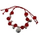 thumbnail image 3 of Pulseras para mujer, regalos para mujer, pulsera de campanas de cuerda roja doble tejida a mano con tarjeta Fus de estilo chino, pulsera de regalo., 3 of 4