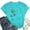 A-Mint Green348, variant on XIAOCHA Women's Fashion Graphic Print Crew Neck Loose Fit Casual Summer T-Shirt Top for Everyday Wear