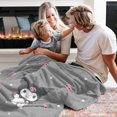 thumbnail image 4 of Bonita manta Kuromi, súper suave, regalo, acogedora y cálida manta de forro polar, mullida y ligera, para cama, sofá, sofá para todas las estaciones, para niños y niñas, 40 x 30 pulgadas, 4 of 8