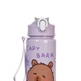 thumbnail image 2 of 700 Ml Capybara Con Botella Paja Y () Morado, 2 of 4