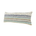 thumbnail image 2 of Ox Bay Eli 14" x 36" Multicolor Shag Striped Cotton Adult Decorative Lumbar Throw Pillow Cover, 2 of 8
