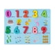 thumbnail image 2 of Tablero de reconocimiento de números y letras para niños, rompecabezas colorido para educación temprana 0-9 digital, 2 of 9
