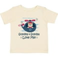 thumbnail image 3 of Inktastic Grandma and Grandpa Love Me Boys Boys or Girls Baby T-Shirt, 3 of 5