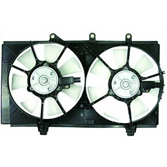 Dual Radiator and Condenser Fan Assembly - Pacific Best Inc. Fit/For CH3115130 01-03 Dodge Neon Automatic 4-Speed 2.0L