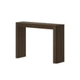 thumbnail image 5 of Plank+Beam 46" Solid Wood Console Table, Conture Rounded Edge Sofa Table, Narrow Entryway Table, Console Tables for Entryway, Walnut, 5 of 9