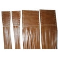 thumbnail image 2 of Indian Chief Handlebar Grip Cover Fringe Tassel Genuine Tan Leather, 2 of 5