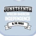 thumbnail image 4 of Inktastic African American Independence Juneteenth Boys or Girls Baby Bib, 4 of 4