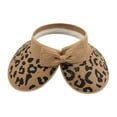 thumbnail image 2 of Wide Brim Straw Hat,Leopard Print Straw Hats Shade Ponytail Hat Folding Sun Hat High-End Performance, 2 of 9
