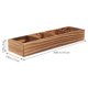 thumbnail image 4 of Caja de dulces, bocadillos, almacenamiento de azúcar, bolsa de café, organizador de madera, soporte para jarabe, té, bandeja para servir para fiestas, condimentos vintage, 4 of 6