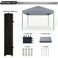 thumbnail image 7 of ABCCANOPY 12 Ft x 12 Ft Easy Pop up Outdoor Canopy Tent,Gray, 7 of 7