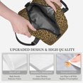 thumbnail image 3 of Disketp Gold Glitter Leopard Lonchera Térmica para Mujer y Hombre, Bolsa de Almuerzo Reutilizable e Impermeable para Trabajo, Viajes y Picnic, 3 of 7