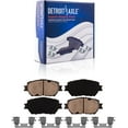 thumbnail image 3 of Detroit Axle - Front Brake Kit for 2002-2006 Toyota Camry, Drilled and Slotted Disc Brake Rotors Ceramic Brakes Pads with Hardware 2003 2004 2005 Replacement : 10.83" inch Rotor, 3 of 3