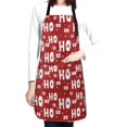 thumbnail image 4 of Bingfone Ho-Ho-Ho Apron Gifts For Men, Women Professional Grade Chef Apron for Kitchen,BBQ & Grill, 4 of 8