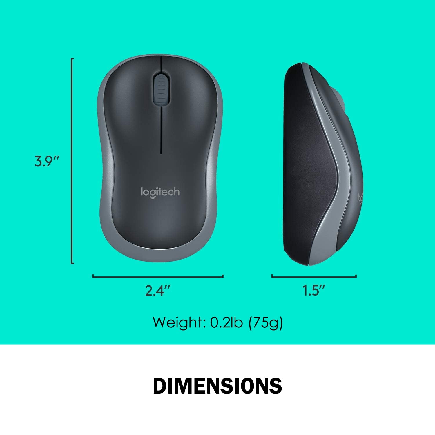 Logitech MK270 Wireless Keyboard & Mouse Combo Travel Home Office Modern Bundle for PC & Laptop, Pack of 5