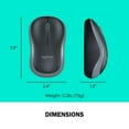 thumbnail image 2 of Logitech MK270 Wireless Keyboard & Mouse Combo Travel Home Office Modern Bundle for PC & Laptop, Pack of 5, 2 of 8