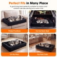 thumbnail image 4 of XX-Large Orthopedic Dog Bed Waterproof Pet Sofa Bed Four-Sided Bolster Cushion with Removable Washable Cover for Big Dogs Black, 4 of 10