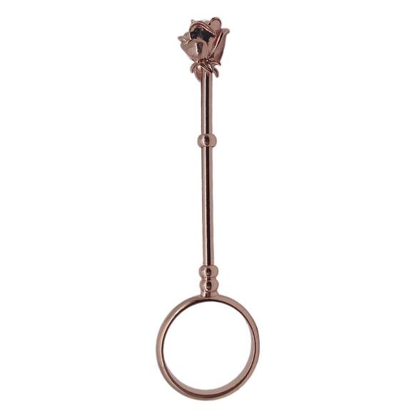Soporte para cigarrillos con forma de anillo, manos libres, para fumar, para hombres y mujeres, regalo Oro rosa