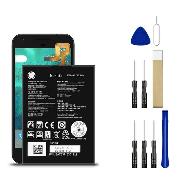 Replacement Battery BL-T35 EAC63718201 For Google Pixel 2 XL G011C Tool
