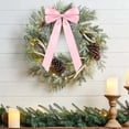 thumbnail image 4 of 3x7 Inch Satin Ribbon Christmas Tree Bow Ornament,Xmas Accessory for Garland Front Door Wreath Fireplace,Rustic Holiday Party Decor for Indoor Outdoor Home Mantle Window Wall Table Entryway Decor, 4 of 6