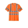thumbnail image 5 of CornerStone® - Short Sleeve Snag-Resistant Reflective T-Shirt – Safety Orange | 3.7 Oz Size - M, 5 of 5