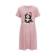 thumbnail image 5 of Camisón corto de talla grande para mujer, camisón de manga corta con estampado de pecho a la moda, camisón para mujer, 5 of 5