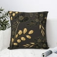 thumbnail image 6 of YFYANG Square Decorative Throw Pillow Case (Without Pillow Insert), Vintage Geometric Floral Bedroom Sofa Car Cushion Cover, 12"x12", 6 of 9