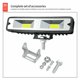 thumbnail image 4 of 48W 6 Pulgadas LED Barra de Luz Trabajo Spot FLOOD LáMpara Offroad Driving Fog 4WD para Truck ATV SUV UTE Boat, 4 of 5