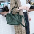thumbnail image 4 of Bolso pequeño de cuero genuino natural de lujo a la moda para mujer, bolso de fin de semana para exteriores, Cuero vacuno real suave, bandolera de hombro para mujer, 4 of 5