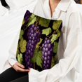 thumbnail image 6 of Grape Velvet Throw Pillow Covers Set of 2 | Unique Patterns in 16x16, 18x18, 20x20 Inches |for Home Decor and Gifts | Includes Pillow Inserts | Throw Pillow Inserts Included, 6 of 6