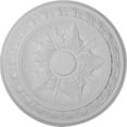 thumbnail image 3 of 17 3/4"OD x 1 1/8"P Exeter Ceiling Medallion (Fits Canopies up to 3 1/8"), Hand-Painted Cherry, 3 of 9