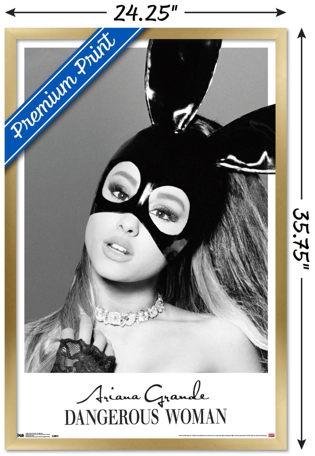 Ariana Grande - Dangerous Wall Poster, 22.375" x 34" Framed