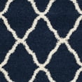 thumbnail image 4 of SAFAVIEH Hudson Aline Geometric Shag Area Rug, Navy/Ivory, 10' x 14', 4 of 8