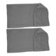 thumbnail image 2 of Couch Arm Protectors 2Pcs Universal Elastic Sofa Armrest Cover Simple Style Light Grey For Home And Office Protective Cloth, 2 of 4