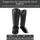 thumbnail image 2 of Protector de piernas de combate, protector de piernas de boxeo sanda para niños profesionales con empeine, protector de espinillas, protector de piernas de taekwondo, entrenamiento para adultos, 2 of 4