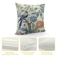 thumbnail image 4 of COMIO Chinoiserie Blue and White Throw Pillow Covers Set of  Birds Flowers Decorative Pillow Case Outdoor Farmhouse Sofa Cushion Cover for Bed Living Room, 4 of 5