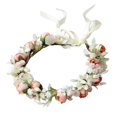 thumbnail image 1 of AMLESO Boho Flower Headband Head Garland with Ribbon Spring Bridemaids Wreath Crown for Type9 B, 1 of 8