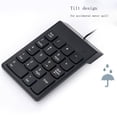 thumbnail image 3 of Clavier Numérique Filaire USB Mini Clavier Numérique 18 Touches pour iMac/Pro/MacBook/MacBook Air/Pro Ordinateur Portable PC Portable Bureau, 3 of 7