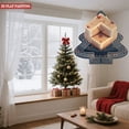 thumbnail image 3 of Metal Hanging Christmas Tree Wind Spinner - Abstract Clock Design with Concentric Rings & Colorful for Garden Decor, 3 of 7