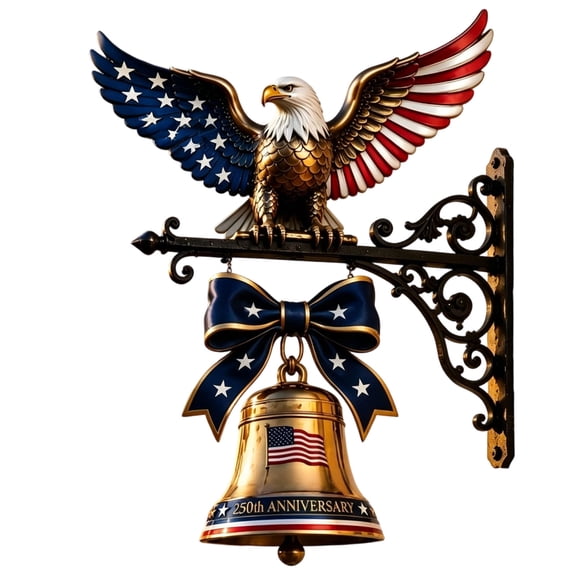 250Th Anniversary Bells Wall Mounted Doorbell 250Th Anniversary Commemorative Doorbell Decorative Bells
