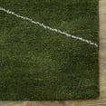 thumbnail image 4 of Rugsotic Carpets Handmade Rugs Hand Knotted Loom Rectangle 3'x5' Green Beige Silk Mix for Indoor Use, 4 of 9